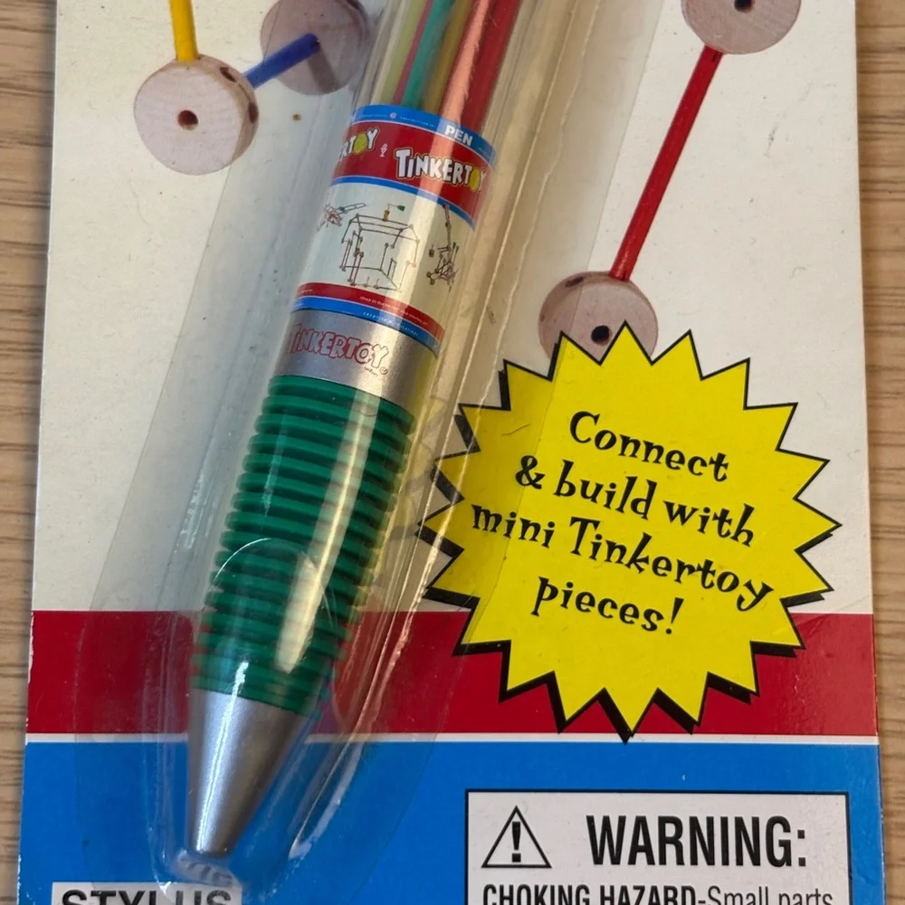 Vintage 2001 Hasbro Collectable Tinkertoy Pen‎ NEW